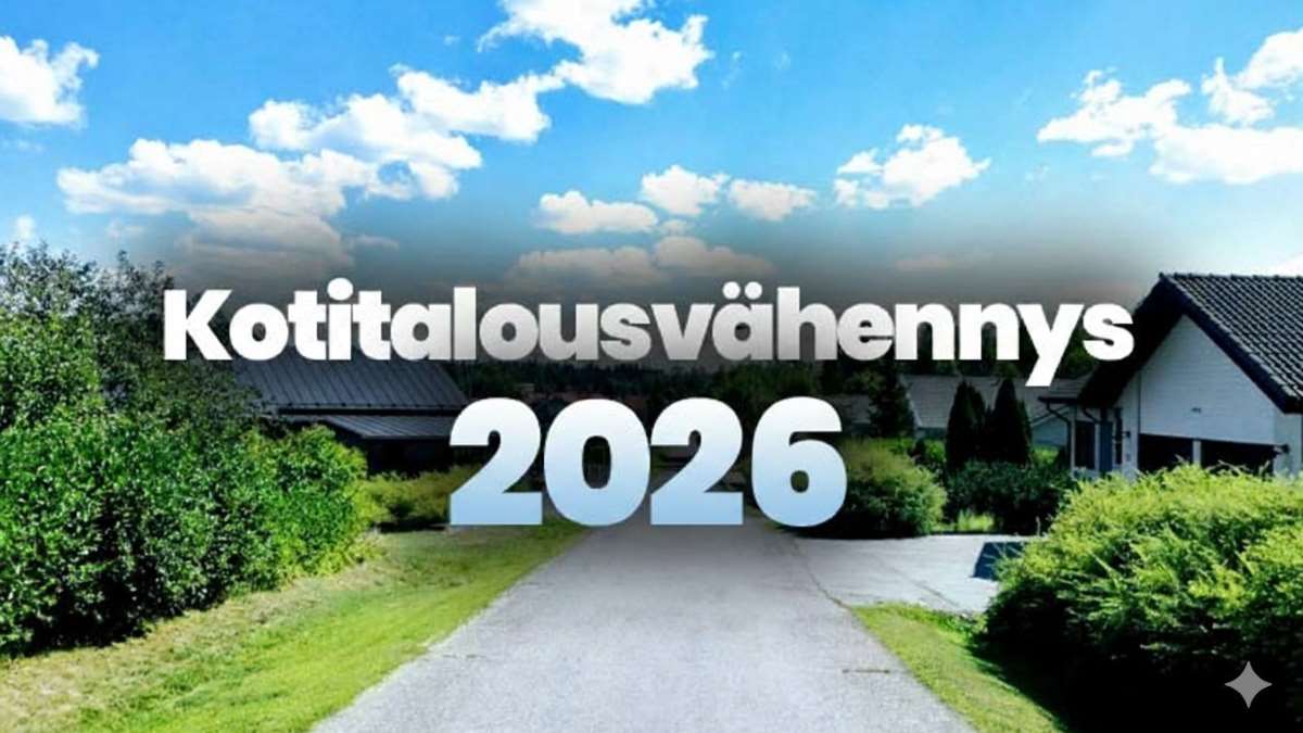 Hyödynnä kotitalousvähennys kodin töistä 2026
